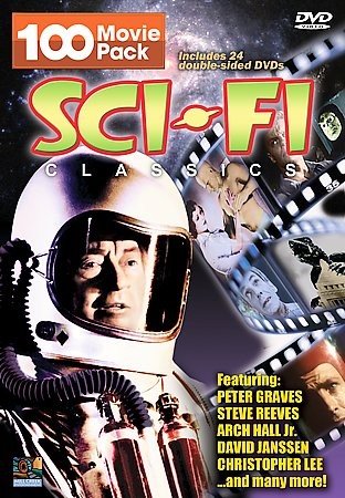 Sci fi Classics 100 Movie Pack DVD, 2007, 24 Disc Set