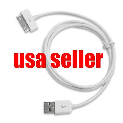 USB Data Sync Charger CABLE CORD WIRE For iPOD iPHONE Nano Touch 4 3GS 