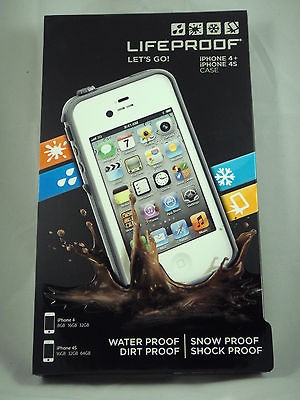 Lifeproof iPhone 4 4S Case Life Proof Generation 2 White Cover New In 