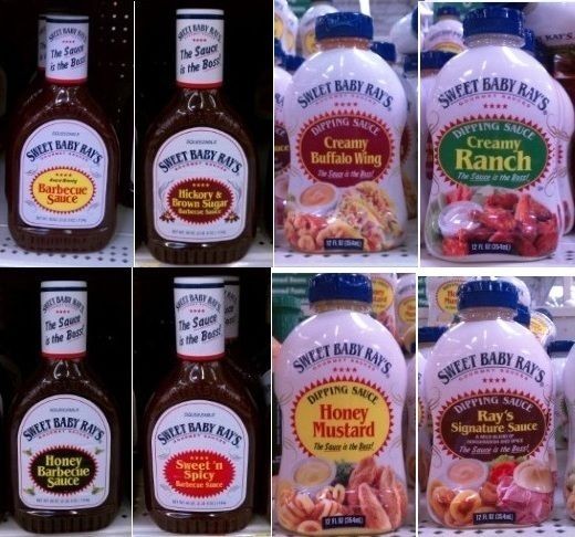 SWEET BABY RAYS BARBECUE BBQ AND DIPPING SAUCE ~ CHOOSE FLAVOR SWEET 