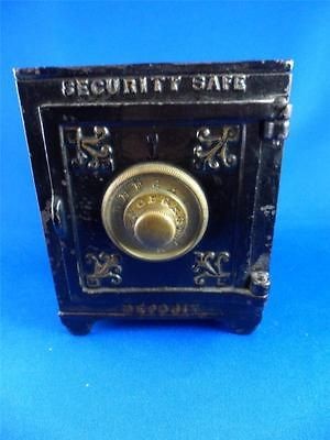 Antique Security Safe Deposit Kyser&Rex Cast Iron Bank c. 1887 #200 