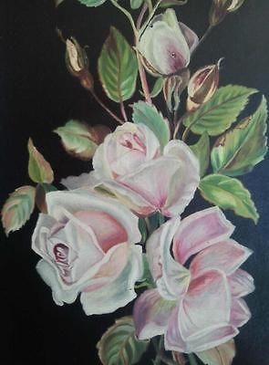 antique rose oil paintings in Art from Dealers & Resellers