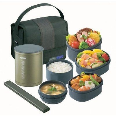 NEW ZOJIRUSHI Keep Warm Lunch Box BENTO SZ DA03 GL Japan + POKEMON 