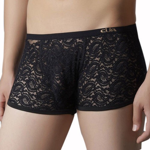 Mens Sexy Black Lace Underwear Boxer Shorts High Quality M L XL XXL 