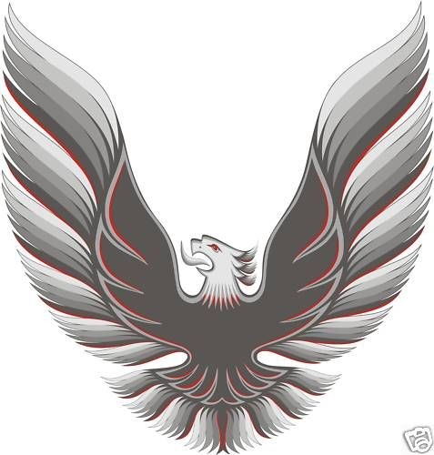 Trans Am Eagle Color Hood Decal SMALL #3 27 X 26