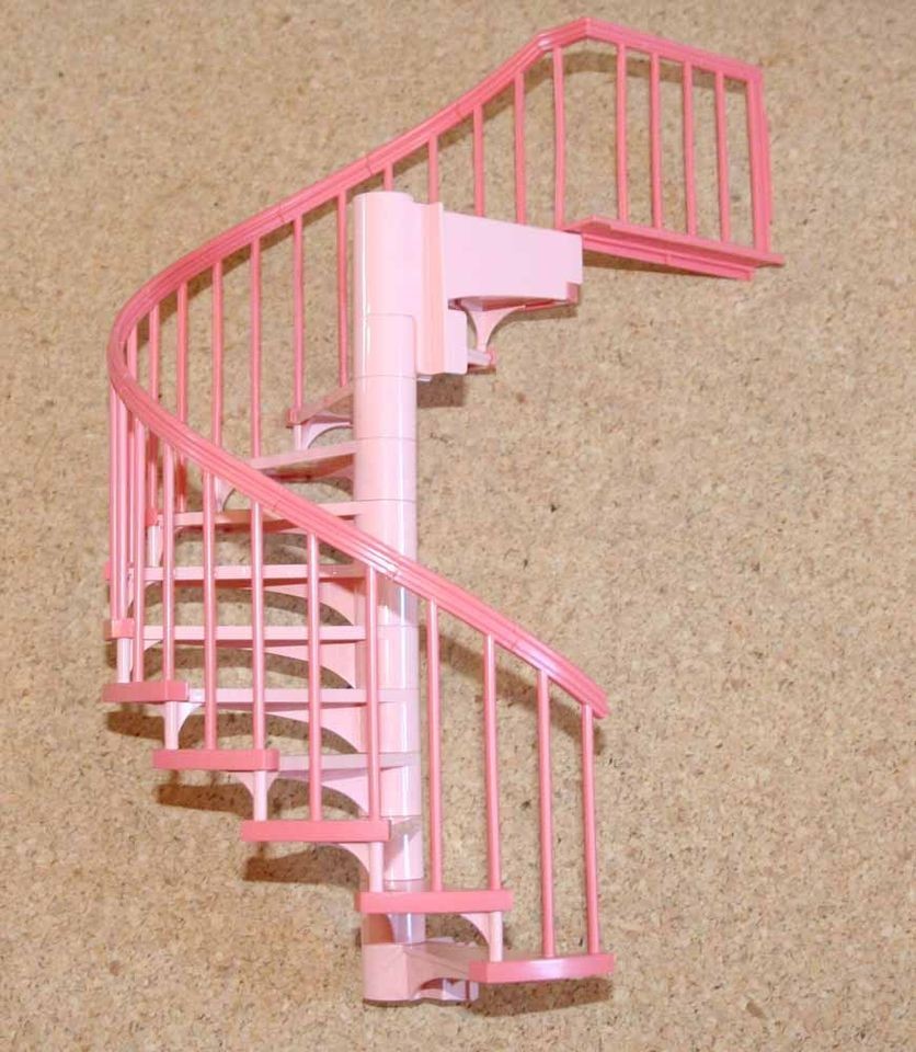 Lego SCALA Dolls House pink Spiral stairs Complete