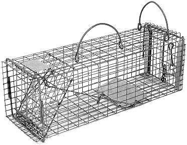 Humane Live Trap Chipmunk Rat Gopher Size with Easy Release Door 16x5 
