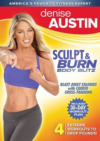 Denise Austin Sculpt Burn Body Blitz DVD, 2011