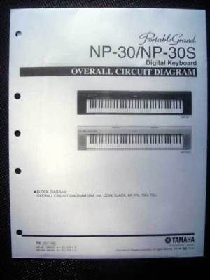 Yamaha NP 30 / NP 30S Piano Circuit Diagram Schematic