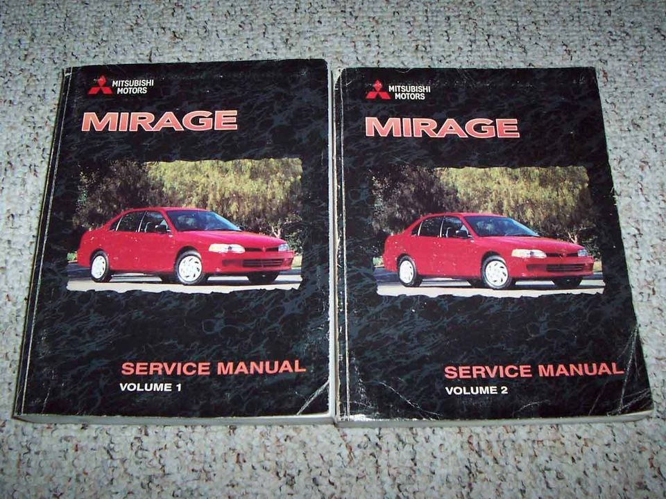 1999 Mitsubishi Mirage Factory Service Workshop Repair OEM Manual 