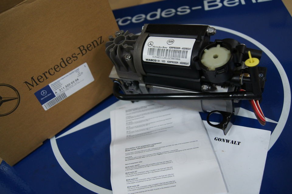 Mercedes Benz Airmatic Suspension Compressor W220 W211 W220 S E CLS 