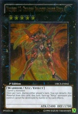 Number 12 Crimson Shadow Armor Ninja ORCS EN042 Ultimate Rare 