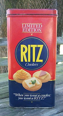 Limited Edition 1987 RITZ Crackers Tin