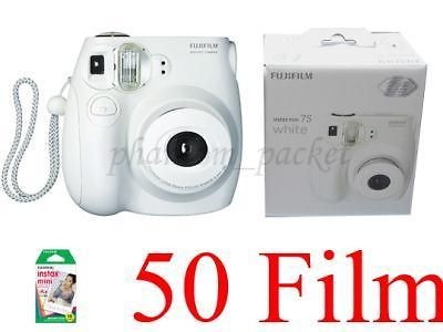 Fujifilm Fuji Instax Mini 7s Instant Camera + 50 Film Polaroid 300
