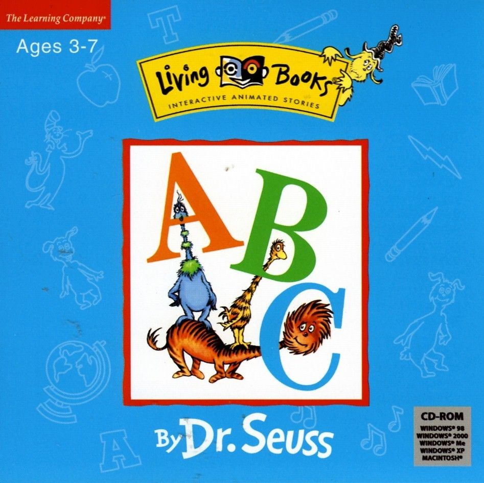 DR. SEUSS ABC PC & MAC GAME AGES 3 7 LIVING BOOKS NEW