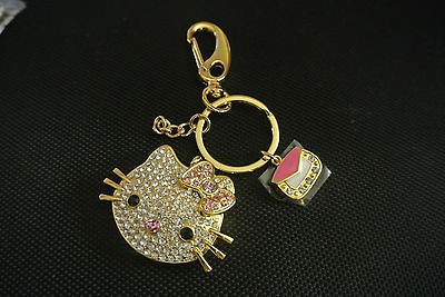 8GB Gold Hello Kitty rhinestone crystal jewelry Flash Drive USB memory