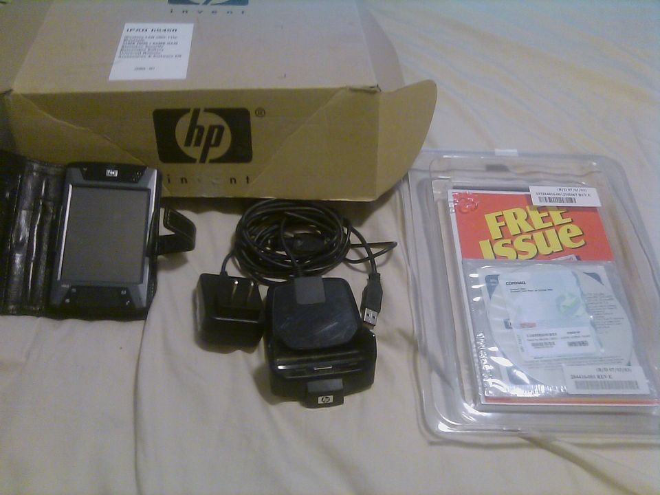 HP iPAQ Z125 HANDHELD FULL PDA WITH CASE AND ALL SOFTWARE