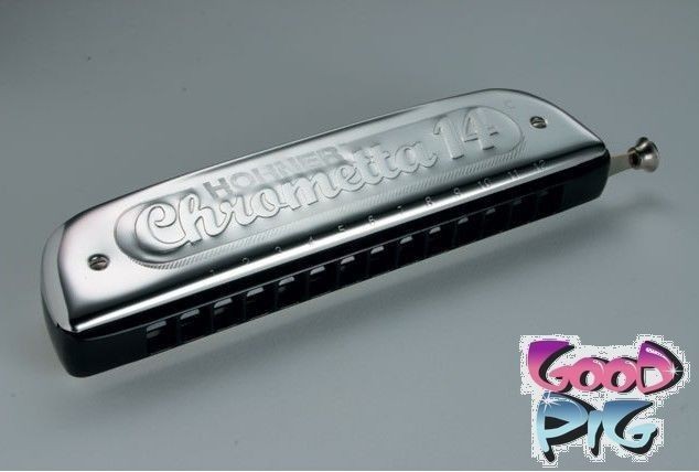 Hohner 257 / 56 Chromatic Chrometta 14 Harmonica Key C