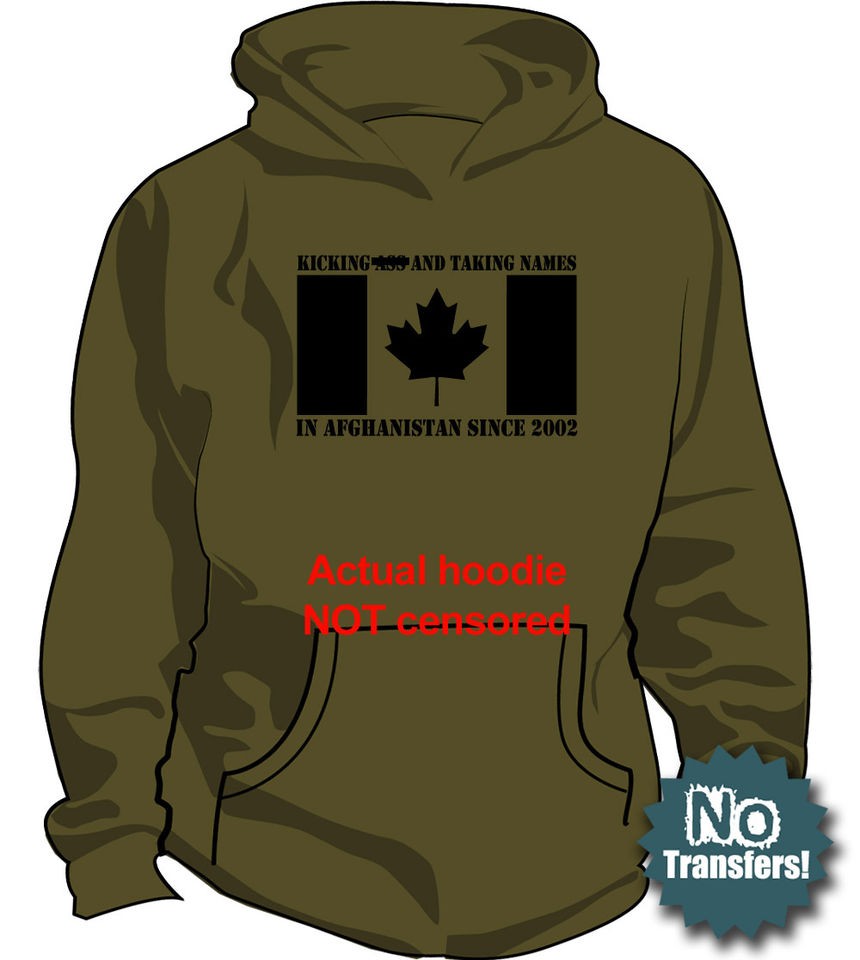 CANADA in AFGH Canadian forces Army Military New Hoodie