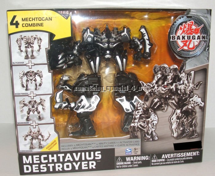 NEW Bakugan Exclusive Mechtanium Surge Mechtavius Destroyer 4 