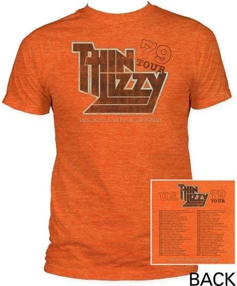 Thin Lizzy 79 Tour Concert Tour Rock Vintage Licensed Tee Adult T 