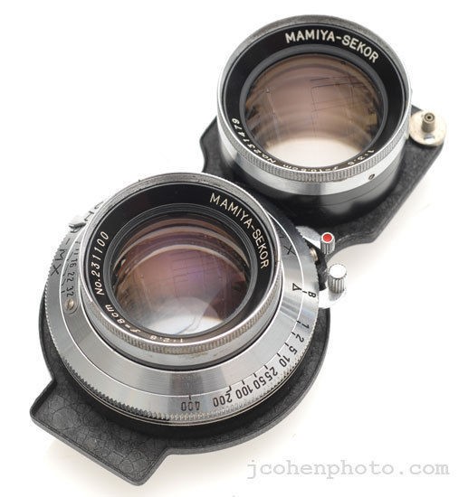 Mamiya 8cm 80mm f2.8 Lens for C220 C22 C3 Camera with Leather Case