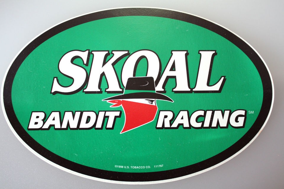 1998 Skoal Bandit Racing 8 inch Oval Decal