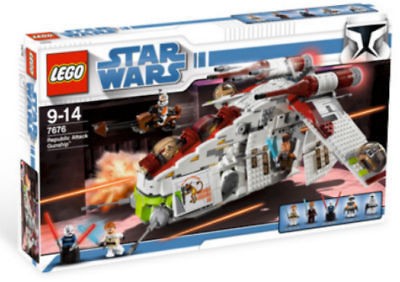 Lego Star Wars #7676 Republic Attack Gunship New Sealed