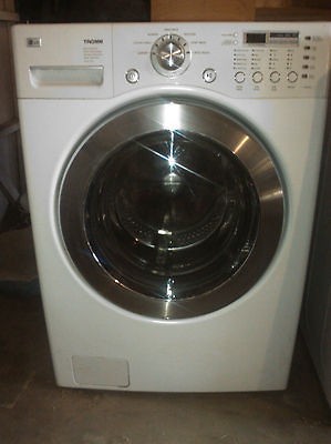 Front Load White LG Tromm Washer and Dryer. Pedestals not included 