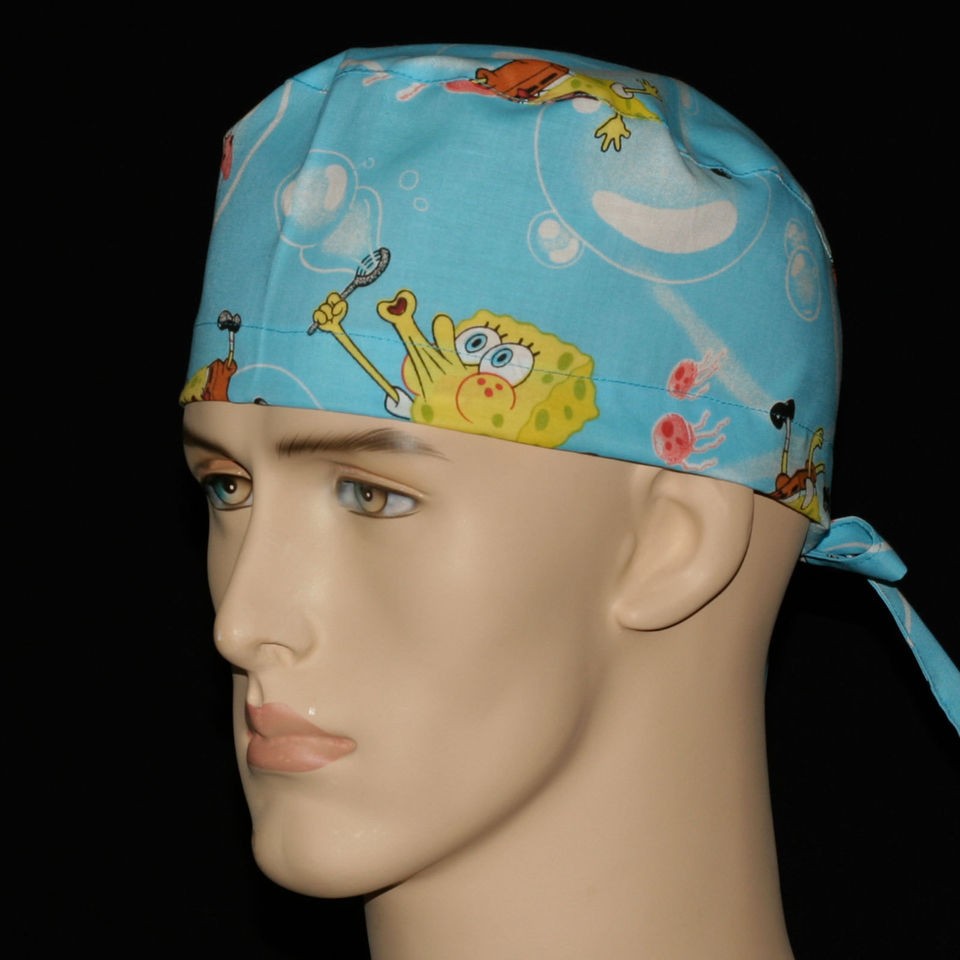 CHEF CHEMO DENTAL MEDICAL SURGICAL CAP OR ANY HEAD GEAR REGULAR TIES 