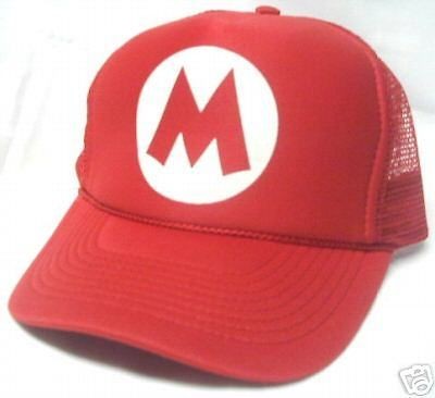 Super Mario Bros. MARIO Hat Trucker Hat Cap Halloween