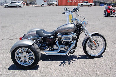  2007 XL1200C Harley Davidson Sportster Trike 11836A Pewter Pearl