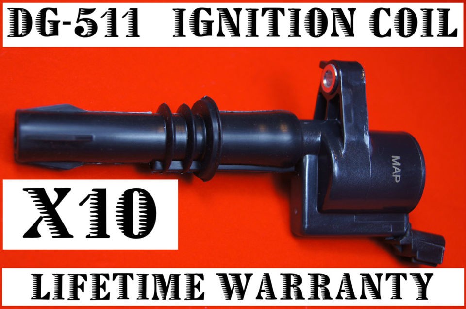 PACK OF 10 DG511 IGNITION COIL FOR 2004 2008 FORD LINCOLN MERCURY V8 