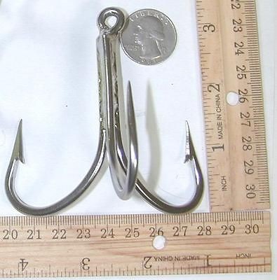   Stainless Steel welded treble hook use for Pier Gaff grapling hook