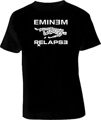 Eminem Relapse Music Album Rap Hip Hop T Shirt