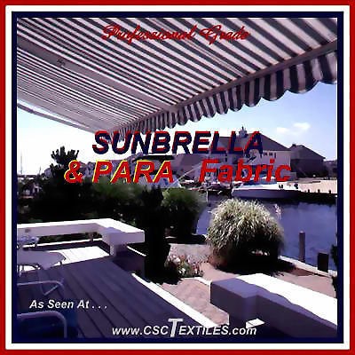 PARA 60WR / UVR SUNBRELLA Outdoor FABRIC 5yd for AWNING Canopy 