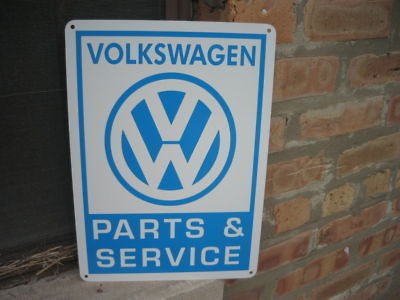 Newly listed Volkswagen Parts & Service sign VW Bug Bus Bettle 66 69