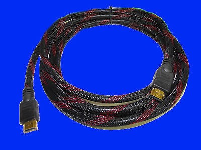   10ft Gold HDMI to HDMI Hi Definition Cable 1080p 720p PS3/HDTV/Xbox