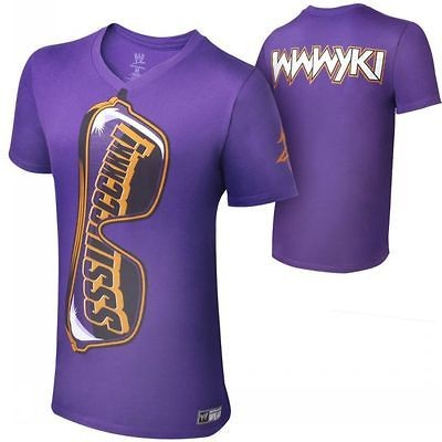 Zack Ryder Sssiiiccckkk WWE Authentic Purple T shirt