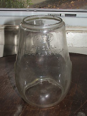   Vintage Dietz Fitzall Loc Nor H3 Blizzard Clear Railroad Lantern Globe