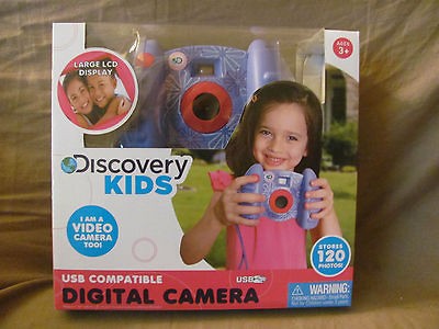  IN BOX DISCOVERY KIDS PURPLE USB DIGITAL/VIDEO CAMERA (GIRLS GIFT