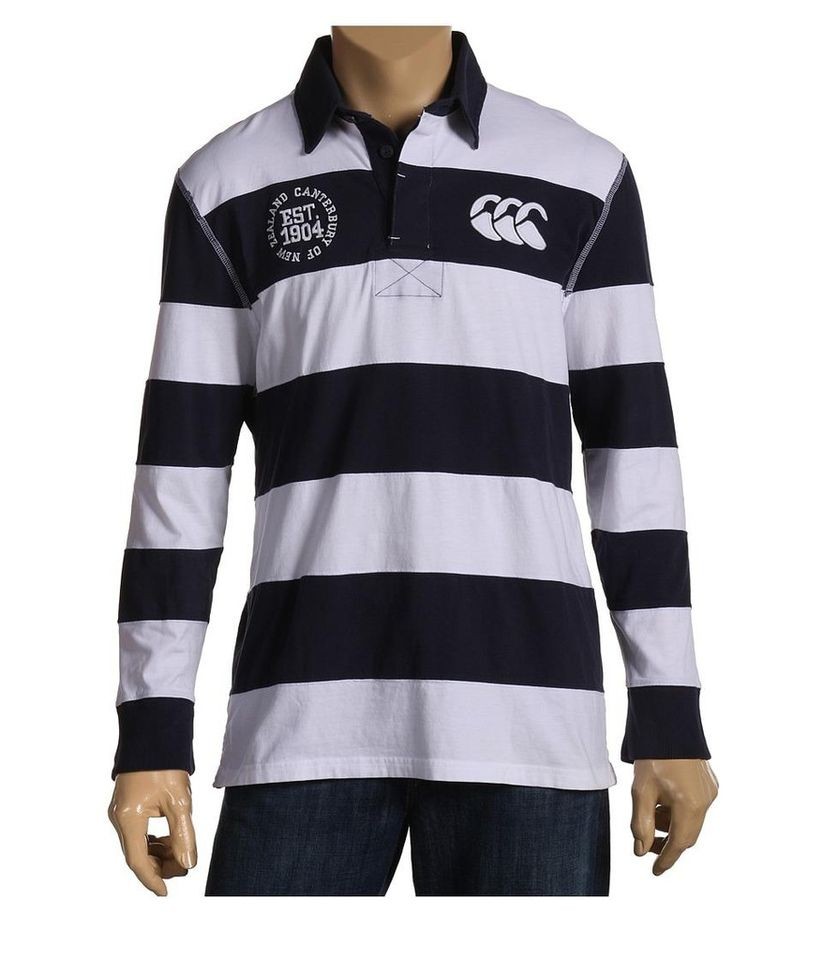 Canterbury of New Zealand Carisbrook Mens L/S Rugby Jersey Shirt $115 