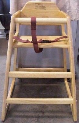 Newly listed NEW Natural High Chair, Knocked Down