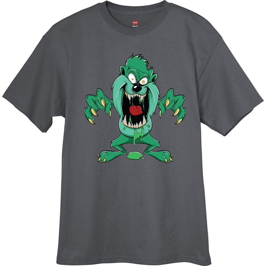 NEW Tasmanian Devil Zombie Funny T Shirt All Sizes & Colors Wild 