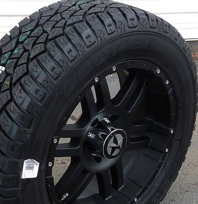 20 Flat Black Wheels & Tires Hummer H3, 20x9 Matte Black 20 inch 6x5 