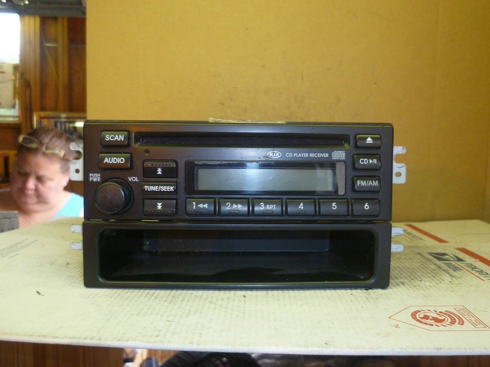 03 05 kia rio radio cd player 96160 fd100 time