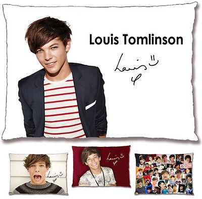 1D] Louis Tomlinson [One Direction] PrePrinted Autograph Pillow Case 
