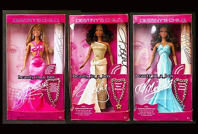  Child Beyonce Knowles Barbie Doll Michelle Kelly AA Damaged Boxes Lot3