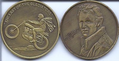An Evel Knievel Collectible Coin The Last of the Gladiators