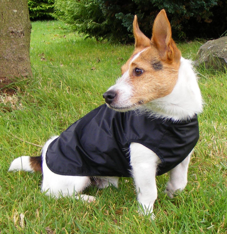 Lightweight Nylon Step in Suit Dog Coat. Full body cover. Waterproof 